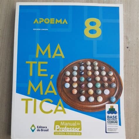 MATEMÁTICA APOEMA 8 LIVRO DO PROFESSOR Shopee Brasil