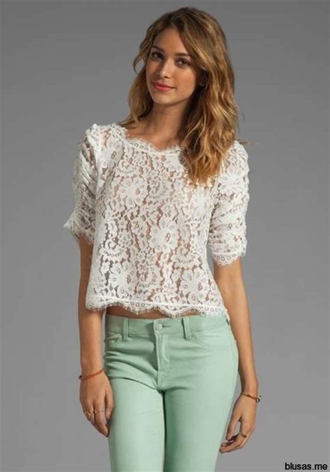 Venta Blusas De Encajes Elegantes En Stock