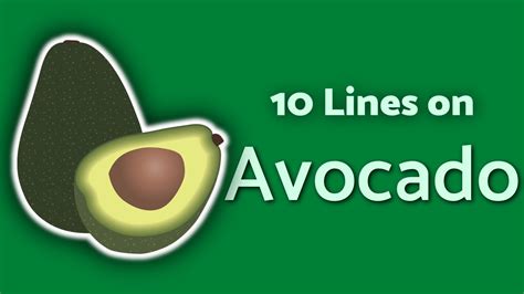 Avocado Lines On Avocado Teachmeyt Youtube