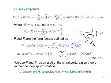 Ppt τ→ K πν Decays And Cp Violation Powerpoint Presentation Free