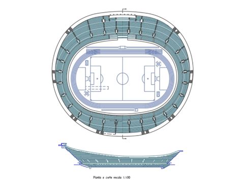 Pista De Atletismo En Autocad Descargar Cad Kb Bibliocad