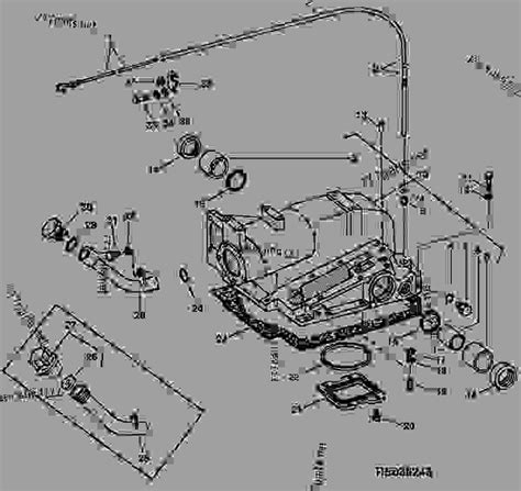 ROCKSHAFT HOUSING WITH BUSHING AND OIL SEALS - TRACTOR John Deere 4450 ...