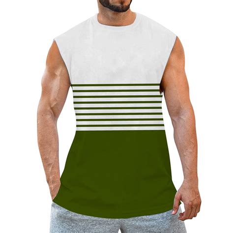 Himmake Mens Tank Tops Mens White Undershirt Xl Tall Mens Tshirts Workout Shirts For Men