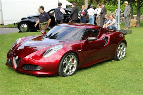 Alfa Romeo 4c Cherry Red Metallic Concorso Delegance Villa Deste 2012