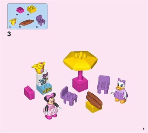 LEGO 10844 Minnie Mouse Bow Tique Instructions Duplo Minnie