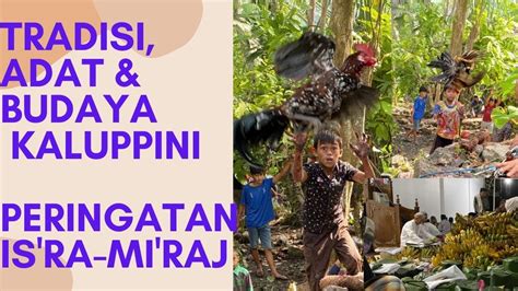 Kaluppini Tradisi Adat Dan Budaya Memperingati Isra Miraj Nabi