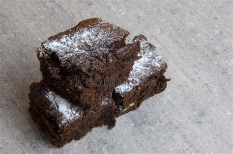 Brownies Sem Gl Ten Do Chocolate Foto De Stock Imagem De Feito Seja