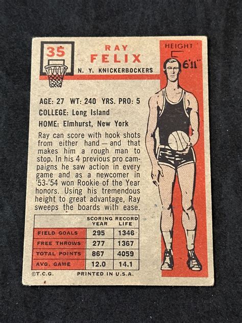 Lot 1957 Topps Short Print Ray Felix