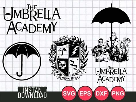 The Umbrella Academy Svg Vectorency Svg Vector Logo Silhouette Vector