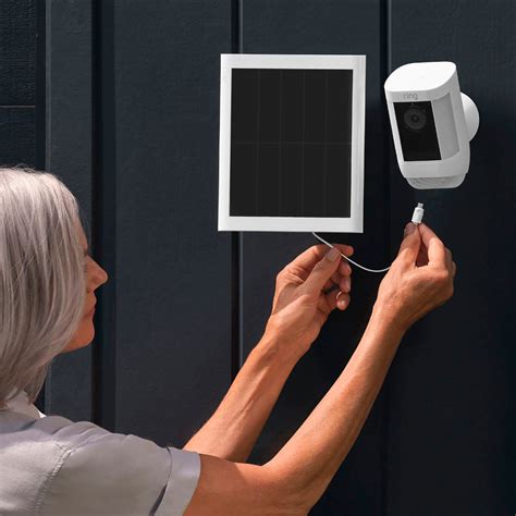 Ring 4W Solar Panel for Select Ring Security Cameras White B0B27JY45L - Best Buy