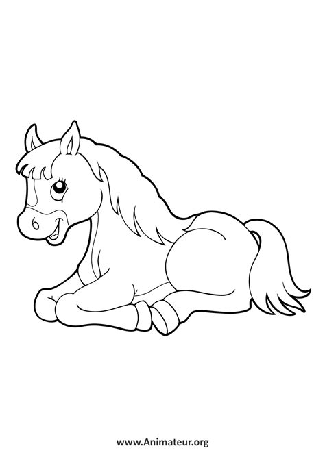 Coloriages de Chevaux à Imprimer Gratuitement