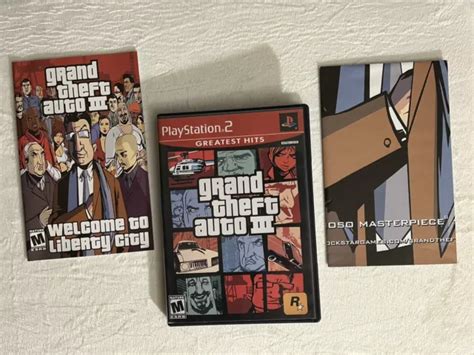 GRAND THEFT AUTO III GTA 3 PS2 PlayStation 2 Complet CIB Avec Carte Et