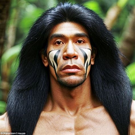 A Super Masculine Papuan Aboriginal Siberian Asian N