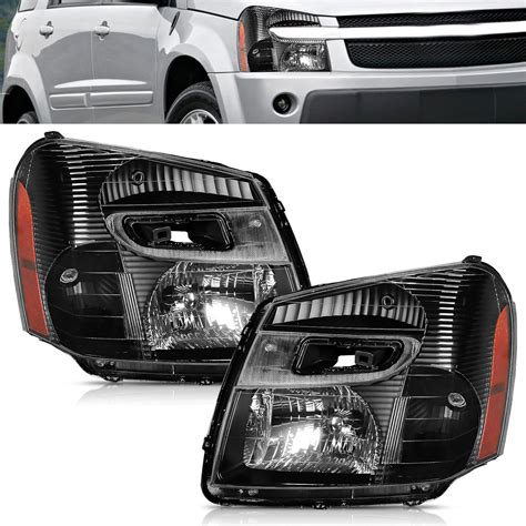 BoardRoad Headlights Assembly Fit For 2005 2009 Chevy Equinox Headlamps