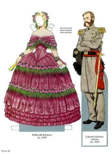 Las Recortables De Veva E Isabel Hopp Skirts And Crinoline Paper