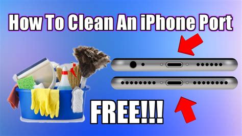 How To Clean Your Iphone Charging Port Free No Need For Special Tools Youtube