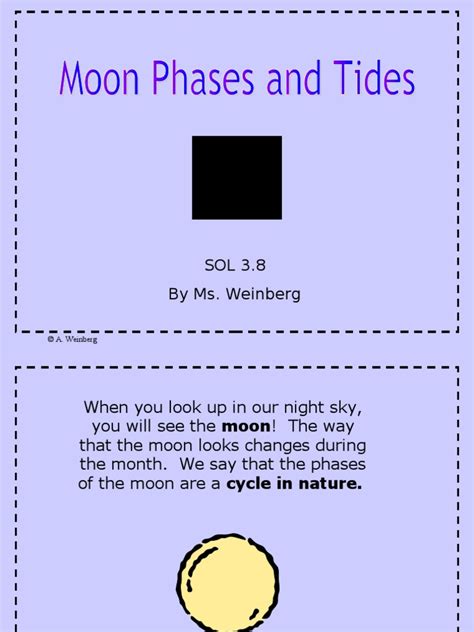 Moon Phases Tides | PDF | Moon | Earth