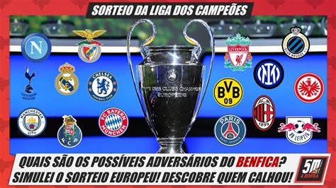 Liga Dos Campeões 2022 23 Quem São Os Possíveis Adversários Do Benfica