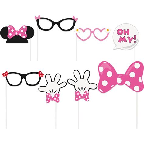 Minnie Mouse Photo Booth Props Printable Free Printable Word Searches