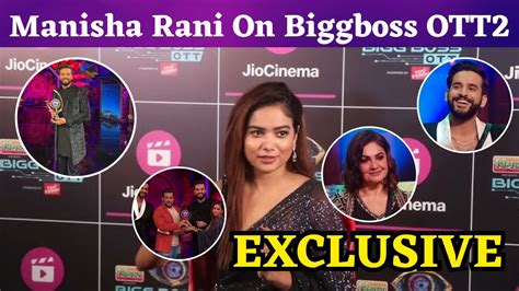 Manisha Rani First Interview After Biggboss OTT 2 On Elvish Yadav