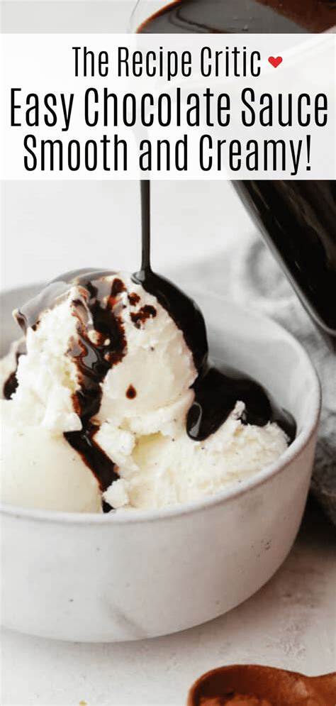 Easy Homemade Chocolate Sauce Recipe The Recipe Critic