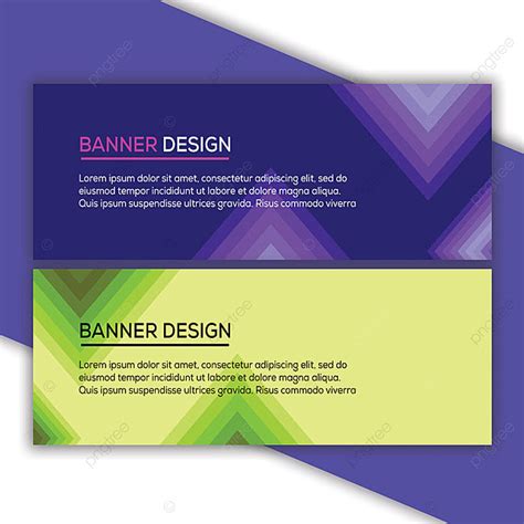 Green And Blue Banner Design Template Download On Pngtree