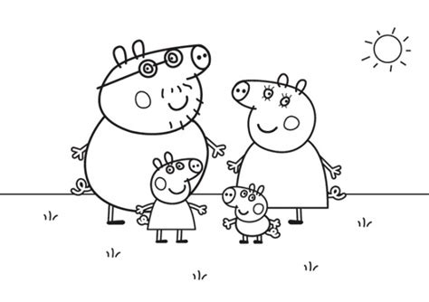 Coloriage Peppa Pig gratuit à imprimer