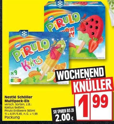 Nestlé Schöller Multipack eis Angebot bei Elli Markt 1Prospekte de