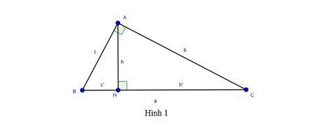 Hình Học 9 Bài 1 Một Số Hệ Thức Về Cạnh Và đường Cao Trong Tam Giác Vuông Bút Chì Xanh