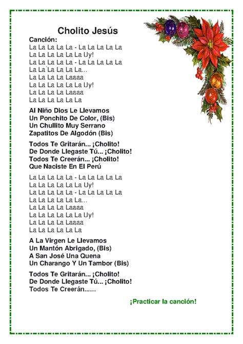 Cholito Jesús Cholito Jesús Canción La La La La La La La La La La