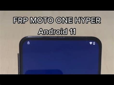 Quitar Cuenta De Google Moto One Hyper YouTube