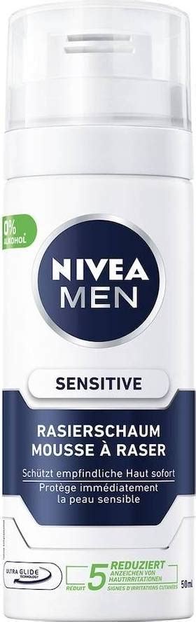 Nivea Men Sensitive Shaving Foam 50ml Se Priser