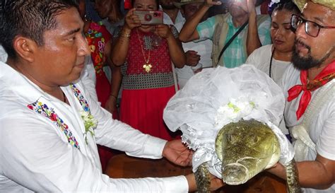 Ritual Kuno Wali Kota Di Meksiko Nikahi Buaya Betina Demi Kemakmuran