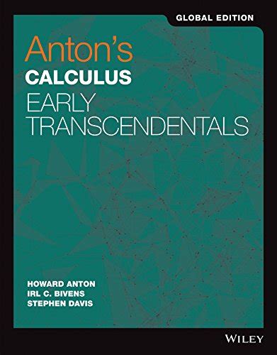 Buy Antons Calculus Early Transcendentals 11e Global Edition With