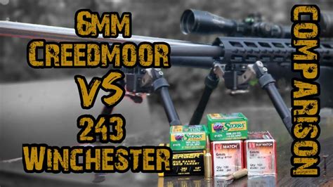 Mm Creedmoor Vs Winchester Comparison Youtube