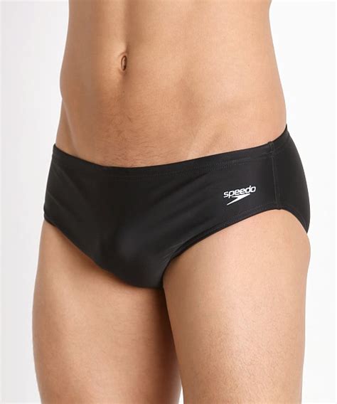 Speedo Powerflex Eco Solid Brief New Black 70800 002 201 Free