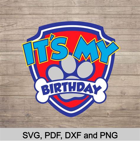 Paw Patrol Logo Svg Diy Paw Patrol Birthday T Shirt Print On Etsy