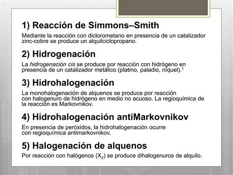 Reacciones De Los Alquenos Ppt