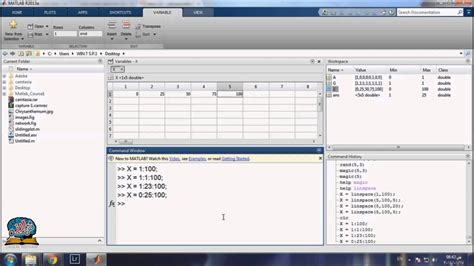 Matlab Session 1 Part 2 Basic Syntax In Matlab Youtube