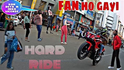 Cute Stranger Girls Reaction On Bike Stunts The Rj14 Rider Ktm Jaipur Viral Shorts