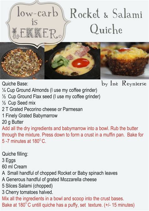 Low Carb Is Lekker Revised Meal Plan For Beginners Banting Recipes