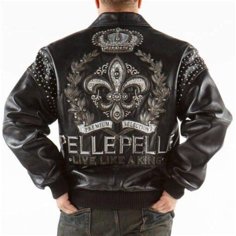 Pelle Pelle Live Like A King Black Jacket Glj