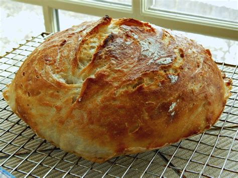 Crusty Bread Easy Overnight No Knead Frugal Hausfrau