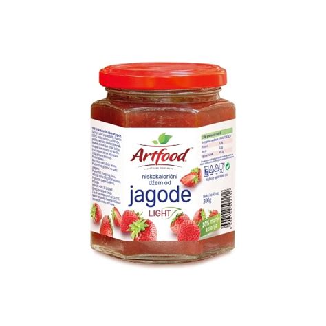 DŽEM OD JAGODA LIGHT ARTFOOD 300G Zdrava Hrana