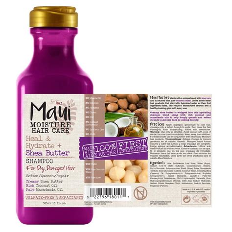 Buy Maui Moisture Heal And Hydrate Shea Butter Shampoo For Dry