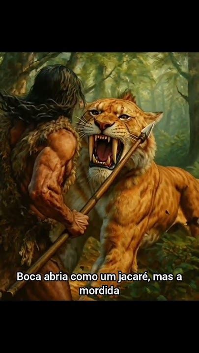 Tigre Era Do Gelo - Smilodon: o tigre-dentes-de-sabre da Era do Gelo! 🦴 #Smilodon # ...