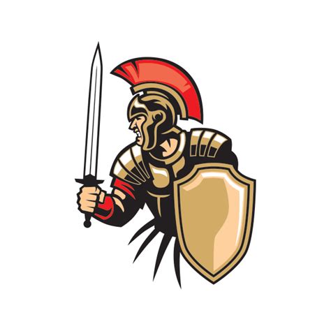 Roman Warrior Clip Art