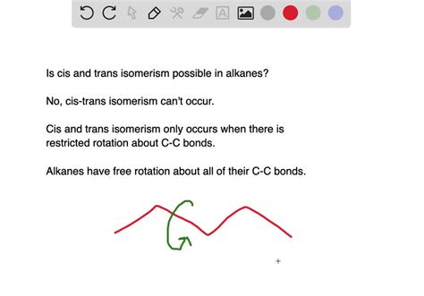 SOLVED:Is cis-trans isomerism possible in alkanes?