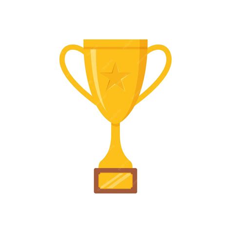 Premium Vector Award Cup Trophy Prize Vector Illustration Icon In