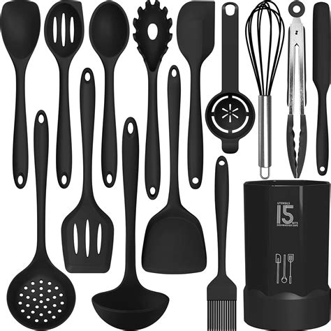 Amazon Silicone Cooking Utensils Set 446F Heat Resistant